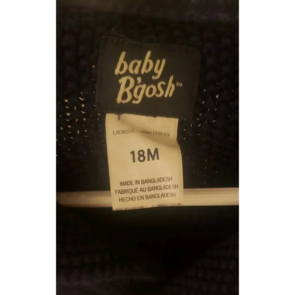 Baby B'Gosh Navy Sweater Cardigan‎ 18 Mths